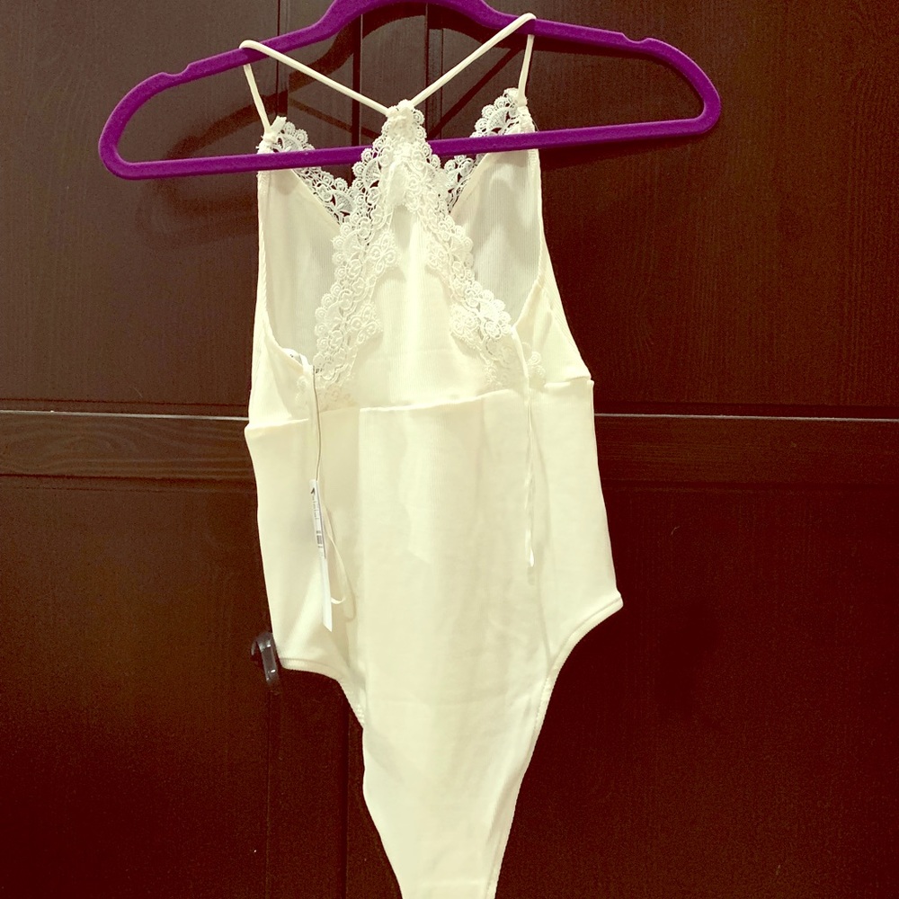 NWT white topshop bodysuit